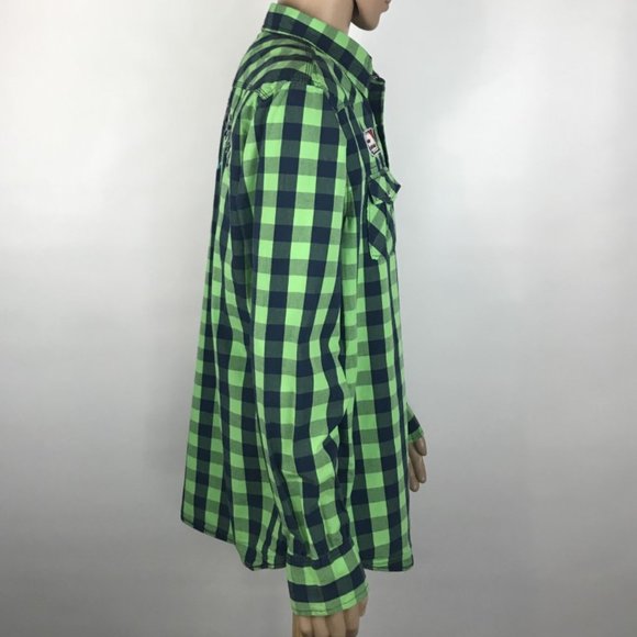 Paper Denim & Cloth Plaid Long Sleeve Plaid Shirt - Picture 4 of 8